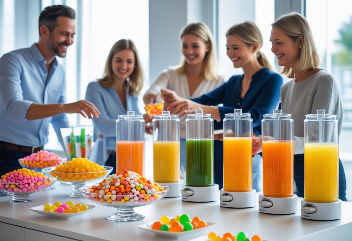 Opdag japansk slik til din næste fest med saftdispensere